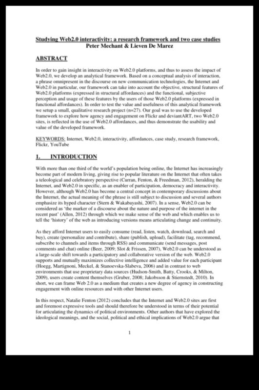 Interactive Infusion: The Essence of Web 2.0 in Online Dynamics